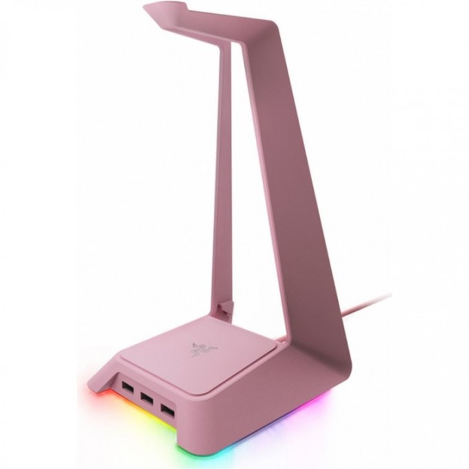 Розовая подставка для наушников с подсветкой RAZER Base Station Chroma - Quartz RC21-01190200-R3M1 Розовая подставка для наушников с подсветкой RAZER Base Station Chroma - Quartz RC21-01190200-R3M1